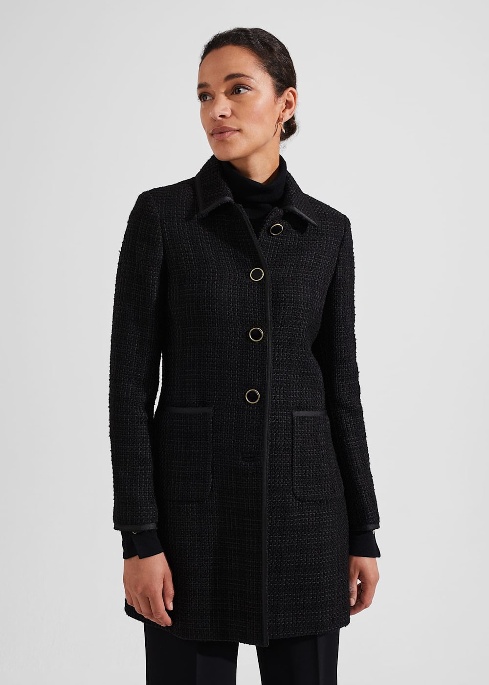 Hobbs Elaine Tweed Coat