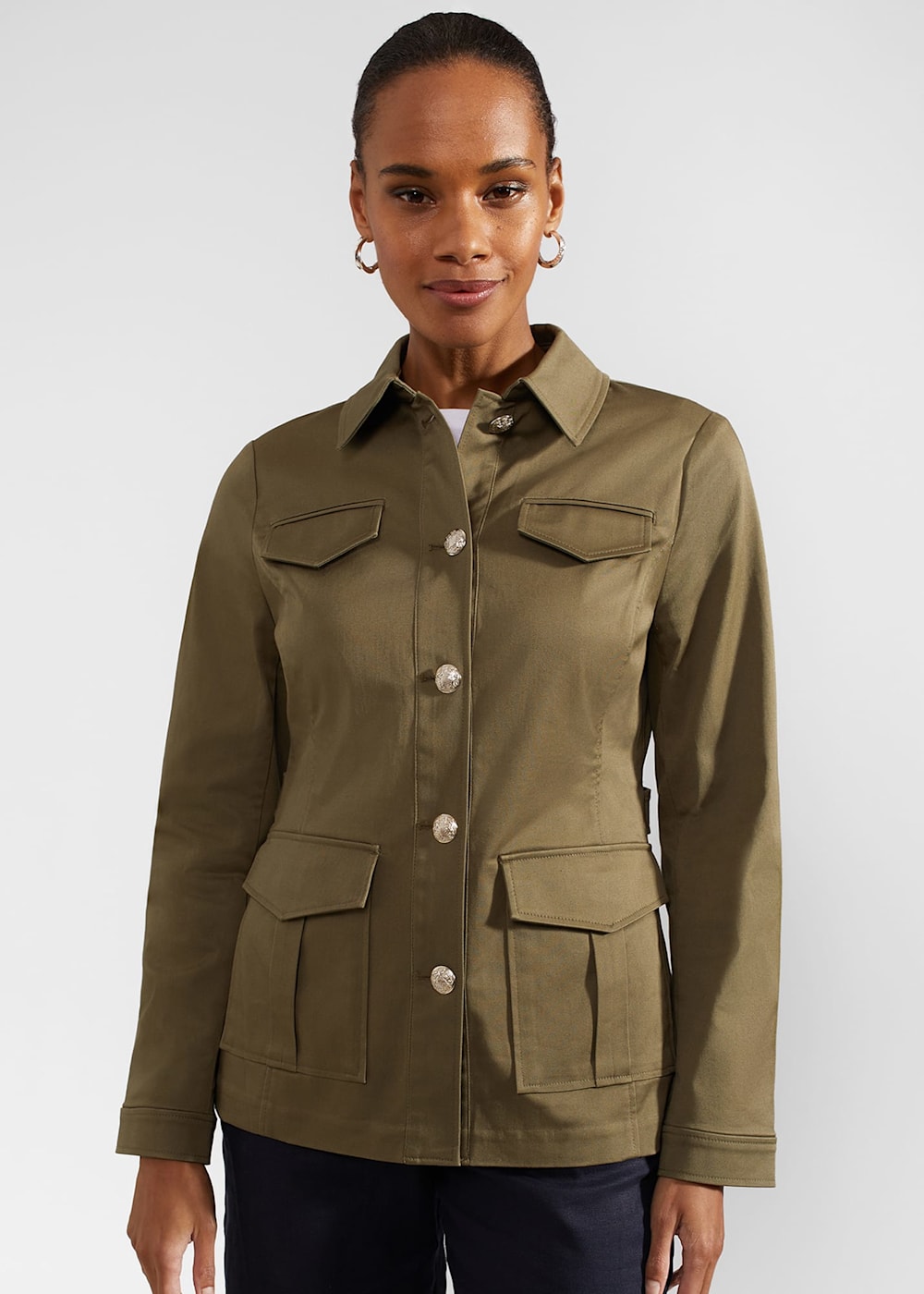 人気ブラドン Jacket Blend Cotton Farrah | | US Hobbs ジャケット・アウター
