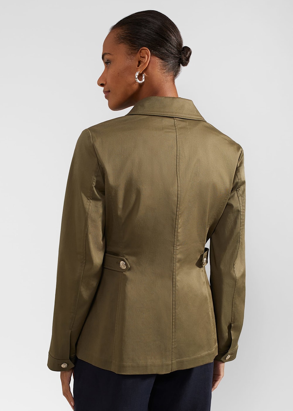 Farrah Cotton Blend Jacket | Hobbs US | Farrah Cotton Blend Jacket | Hobbs US |