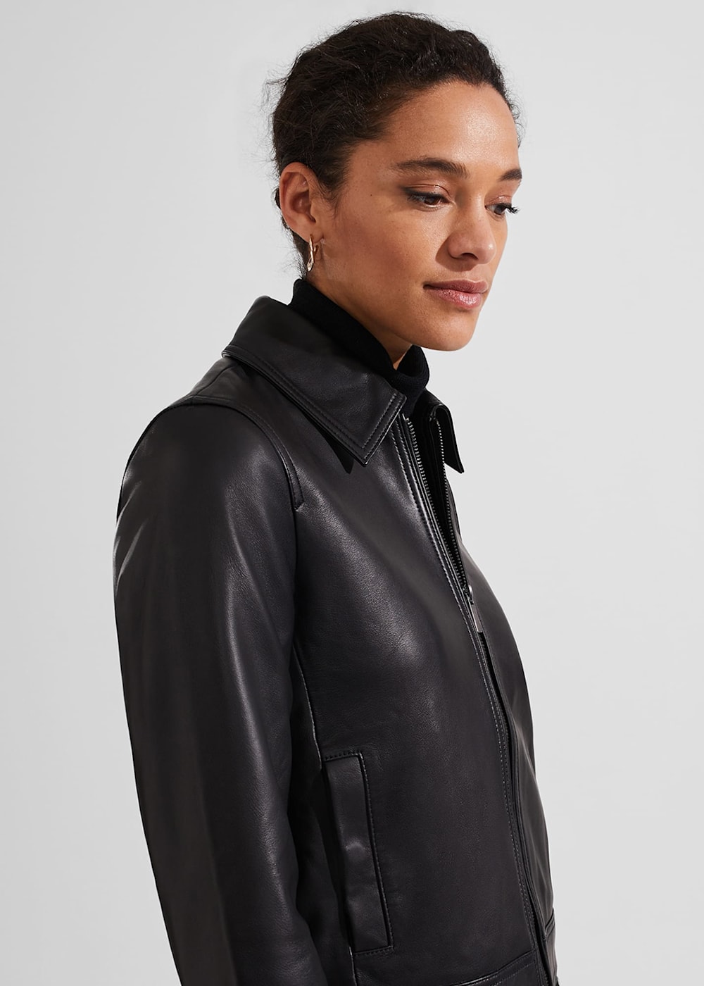 Frederica Leather Jacket Hobbs US