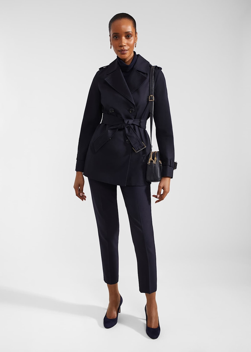 Shea Shower Resistant Trench Coat Hobbs US