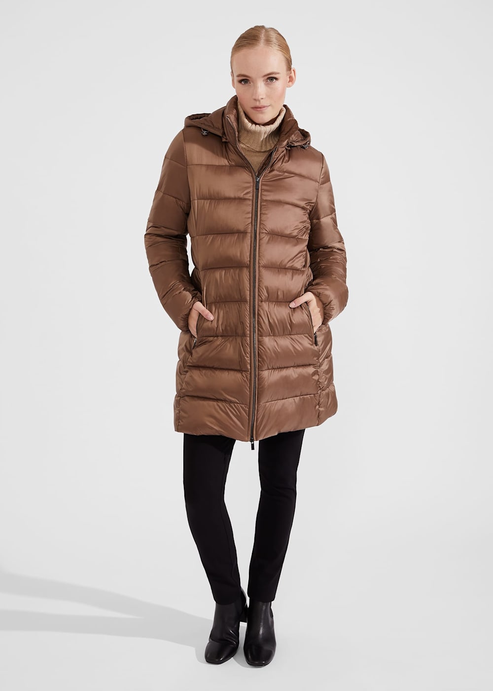 Petite Joelle Hooded Puffer Hobbs UK