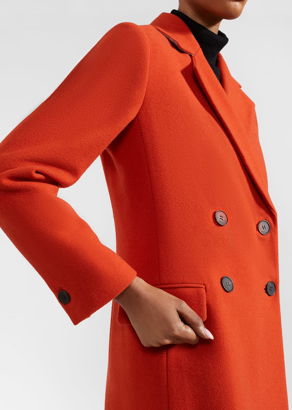 Mireya Wool Blend Coat Hobbs UK