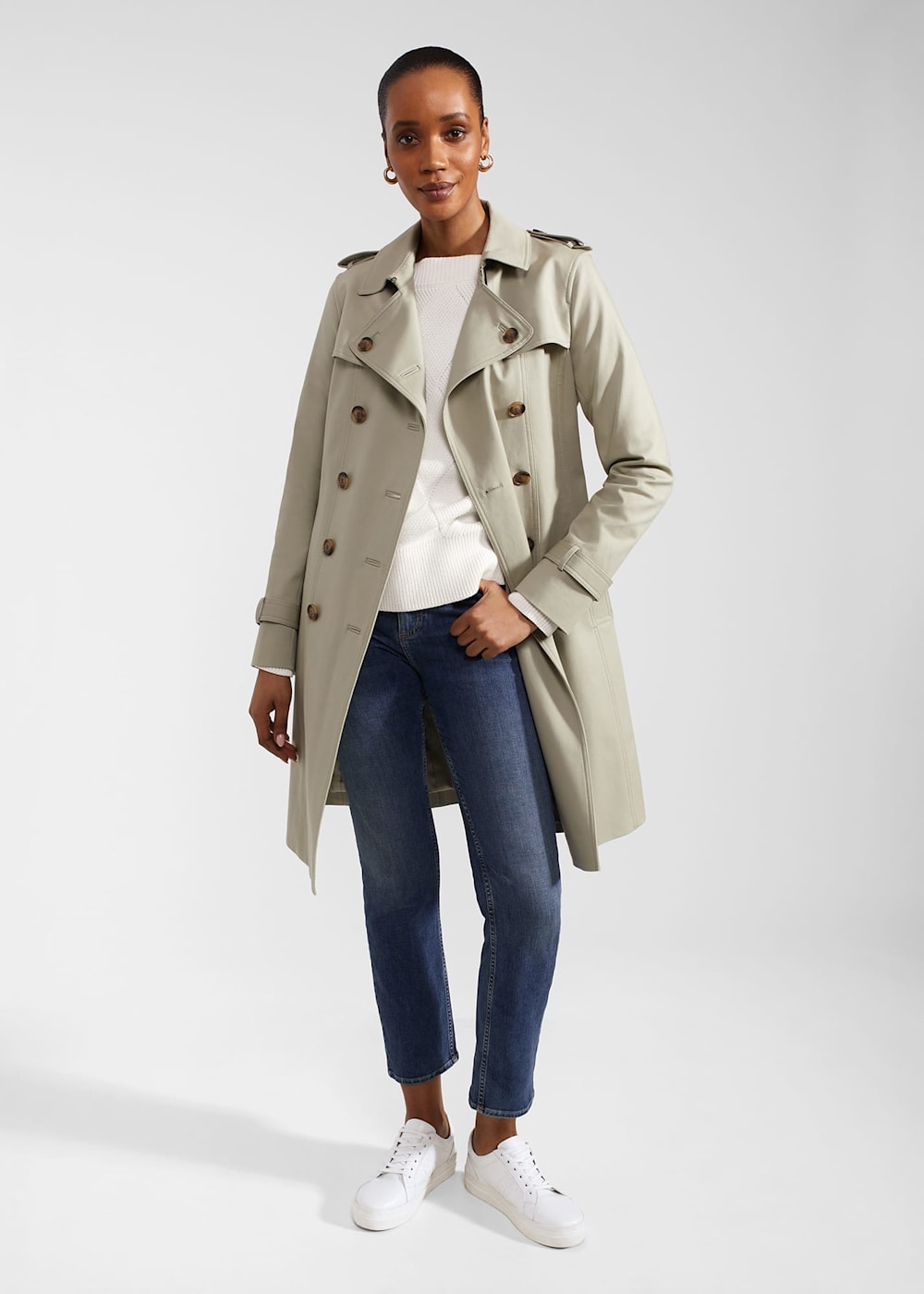 Petite single breasted trench coat hot sale