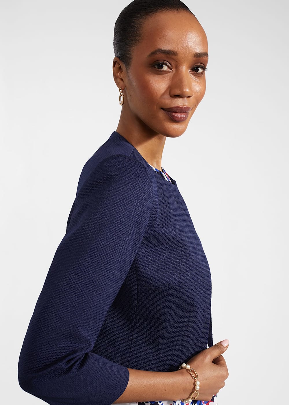 Elize Textured Jacket | Hobbs US |
