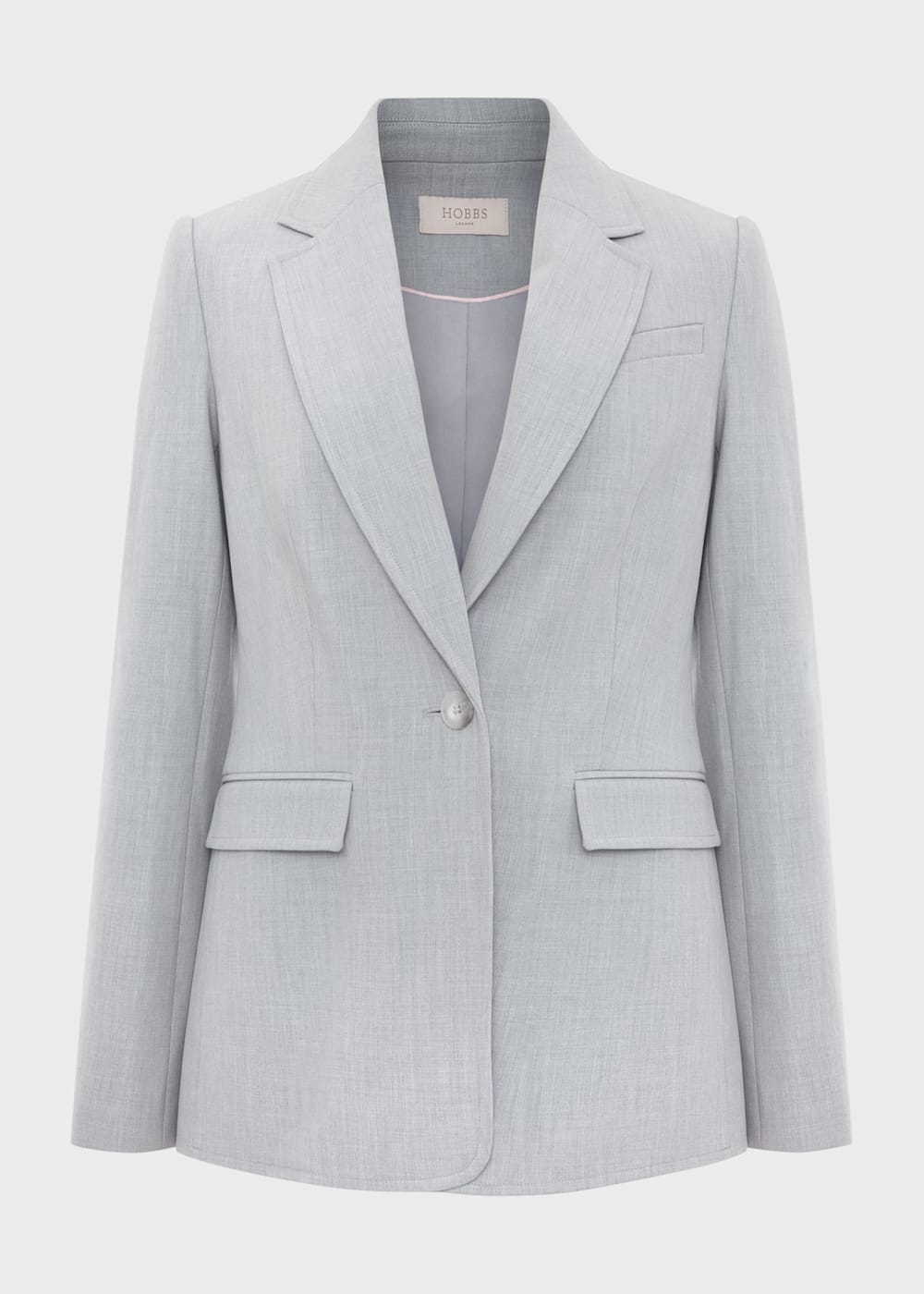 Hobbs Lauren Jacket Pale Grey Size 12