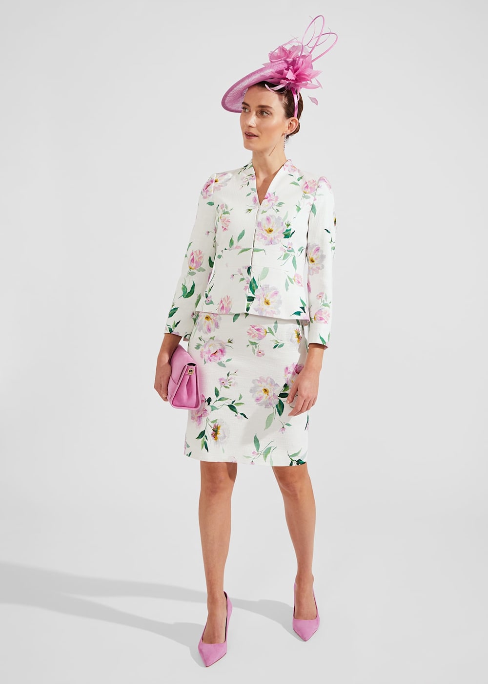 Petite Suzanna Floral Tweed Jacket | Hobbs US | Petite Suzanna Floral Tweed Jacket | Hobbs US |