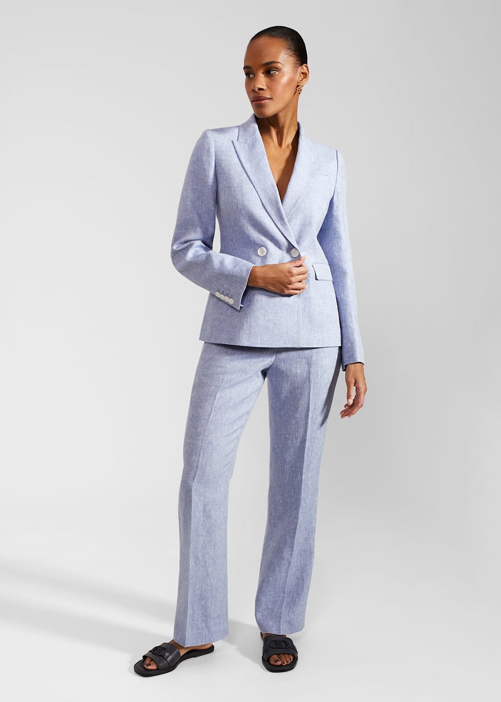 Adina Linen Jacket | Hobbs US | Adina Linen Jacket | Hobbs US |