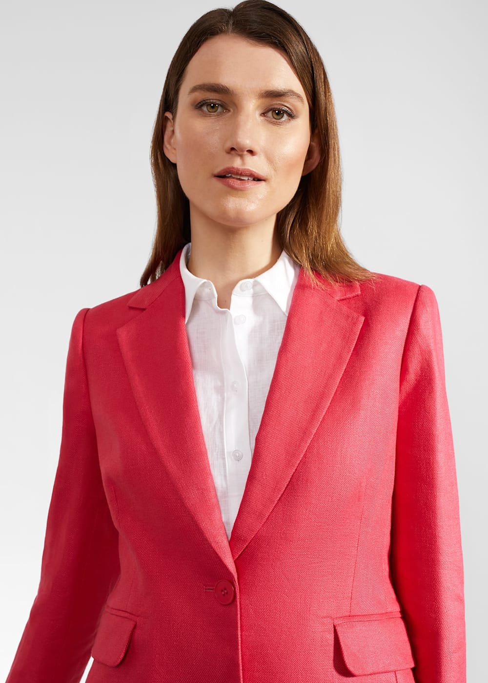Womens petite linen jackets top