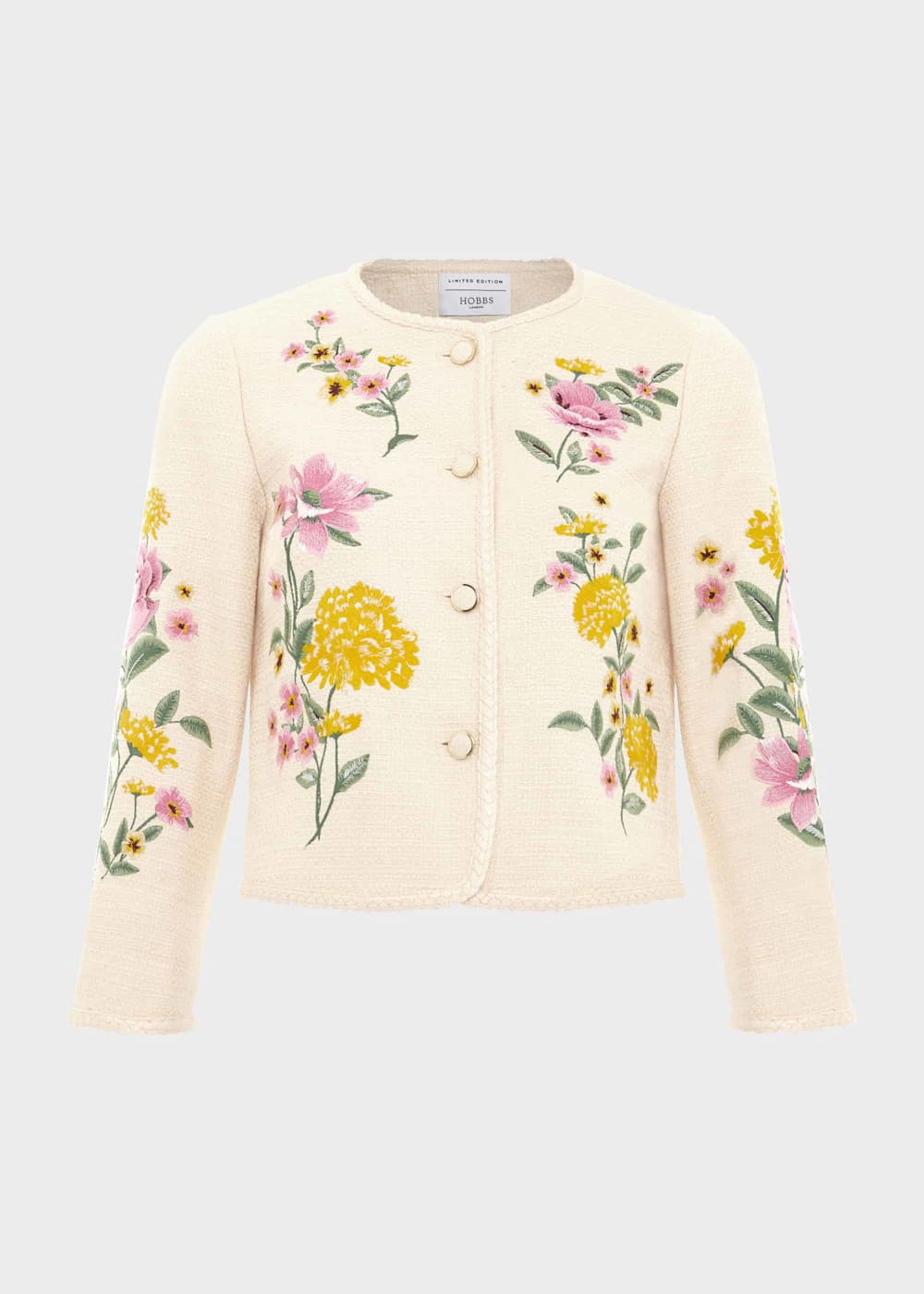 Floral Embroidery Zip HACR Down Jacket – Harsh and Cruel