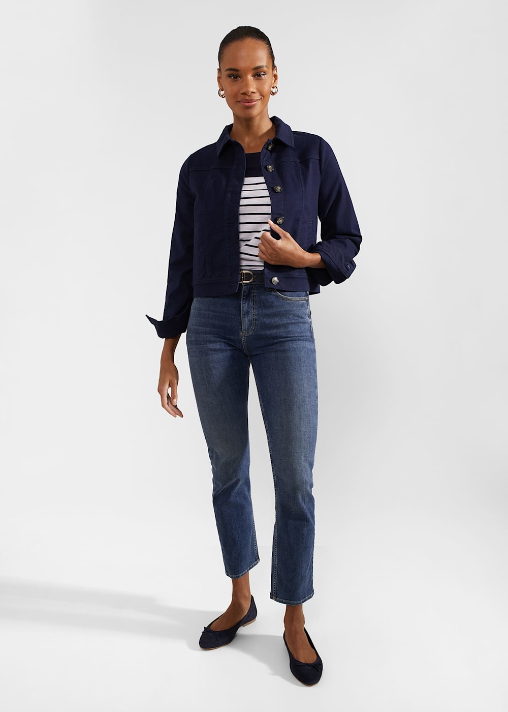 Hobbs navy dress and jacket cheap