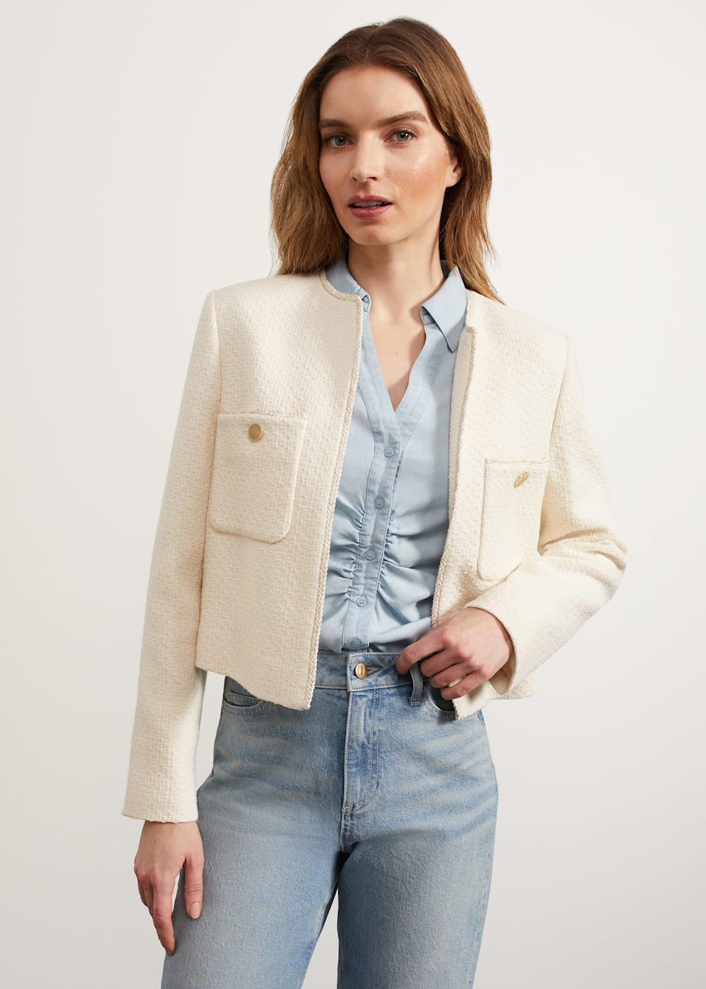 Draycott Cropped Jacket Hobbs UK