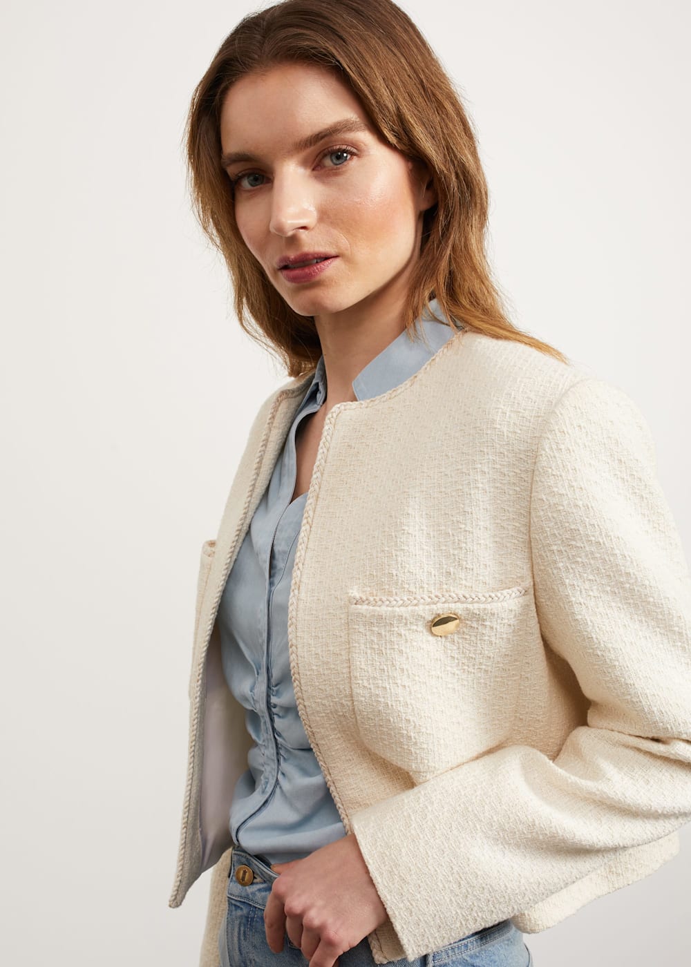 Hobbs cream jacket on sale