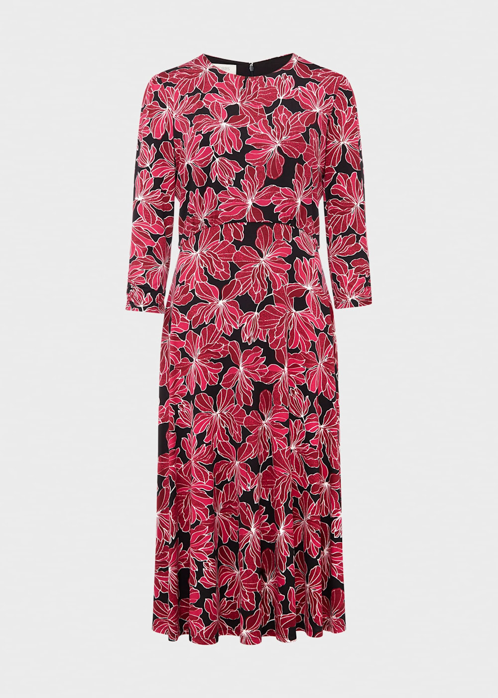 Hobbs black and pink dress top