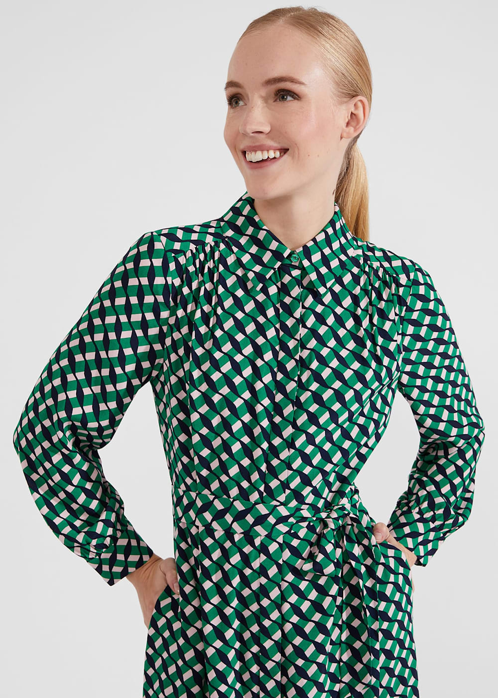 Emberly Shirt Dress Hobbs UK