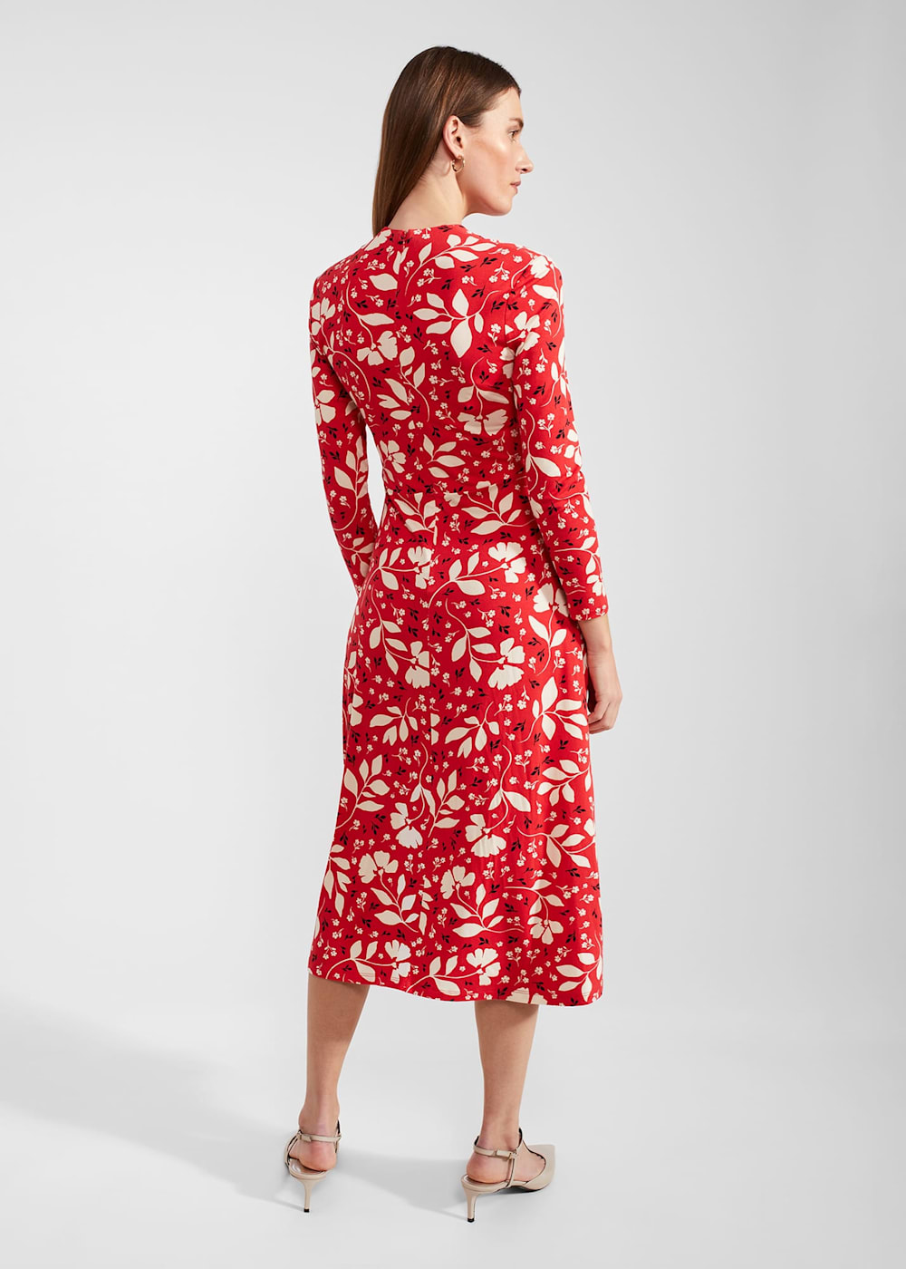Red jersey dress uk best sale