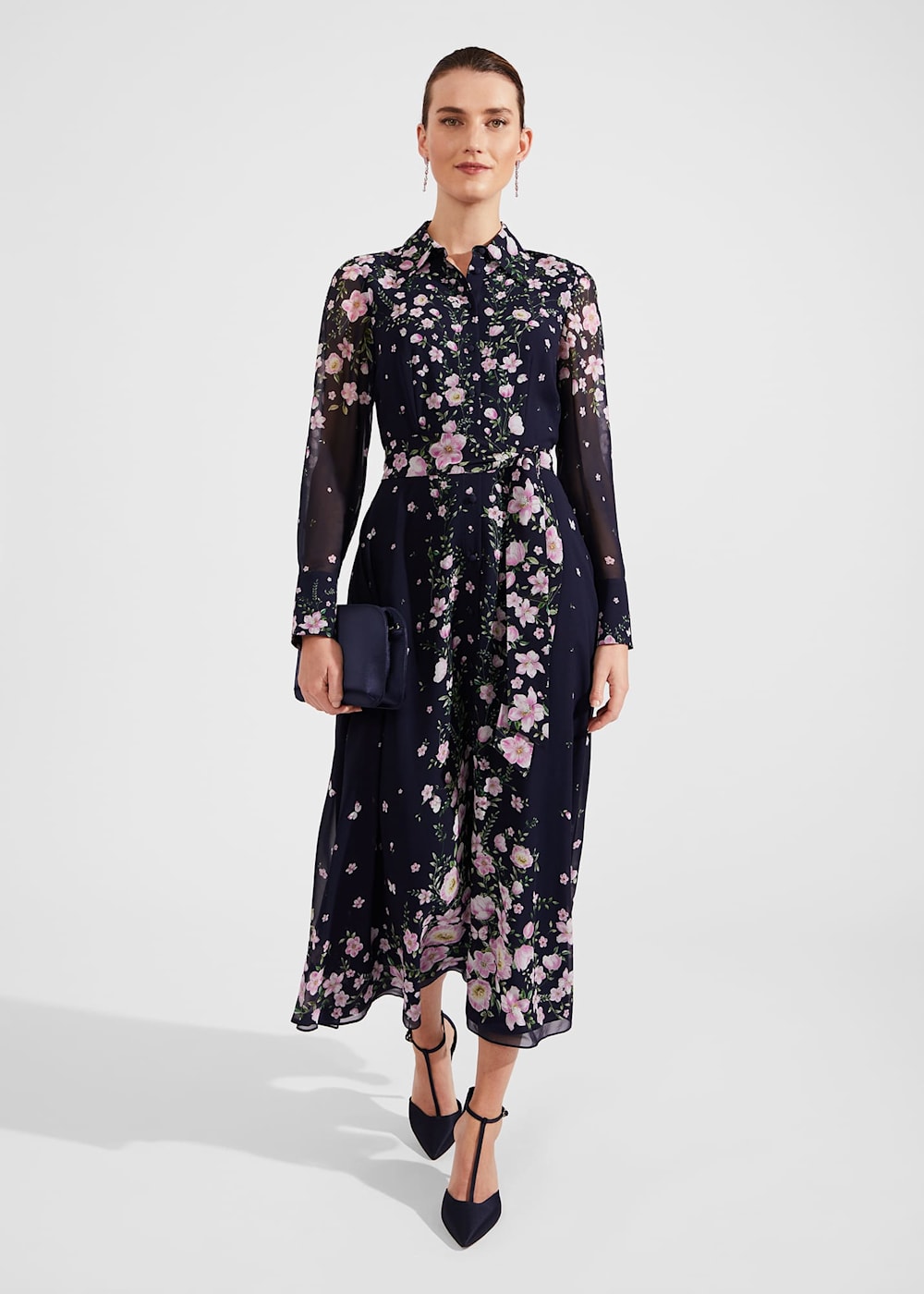 Silk dress petite hot sale