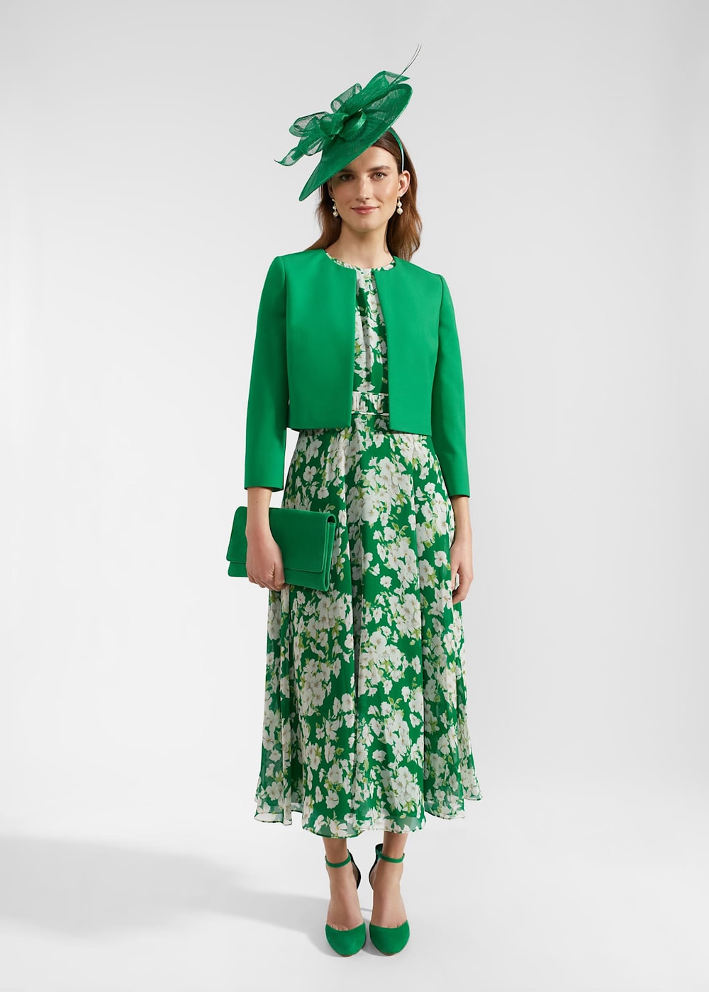 新作揃え Petite Bronwyn Silk Dress | Hobbs US | ワンピース