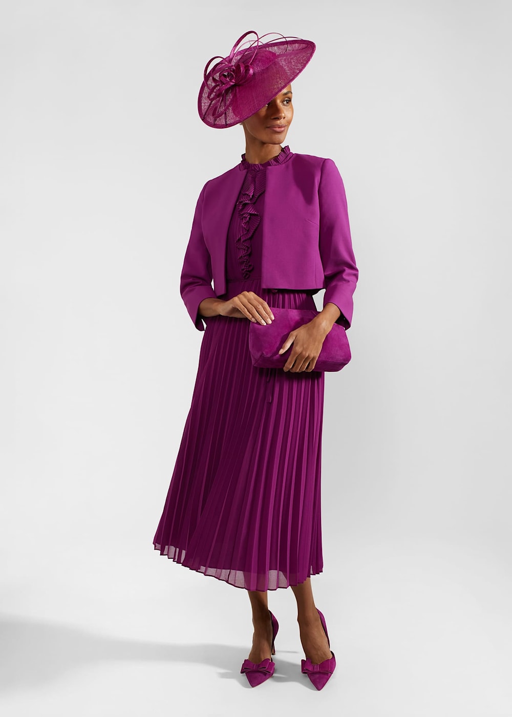 Addison Pleated Dress | Hobbs US |