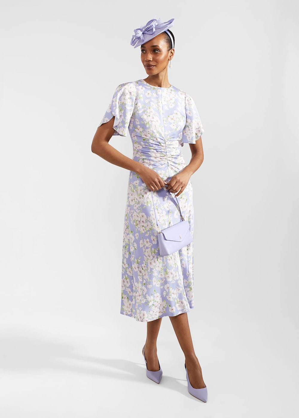 Vita Floral Midi Dress Hobbs UK