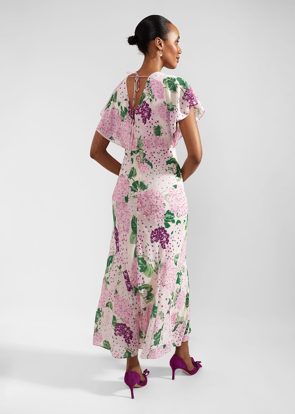 国産品 | Dress Floral Sequin Lalena Hobbs | US ワンピース
