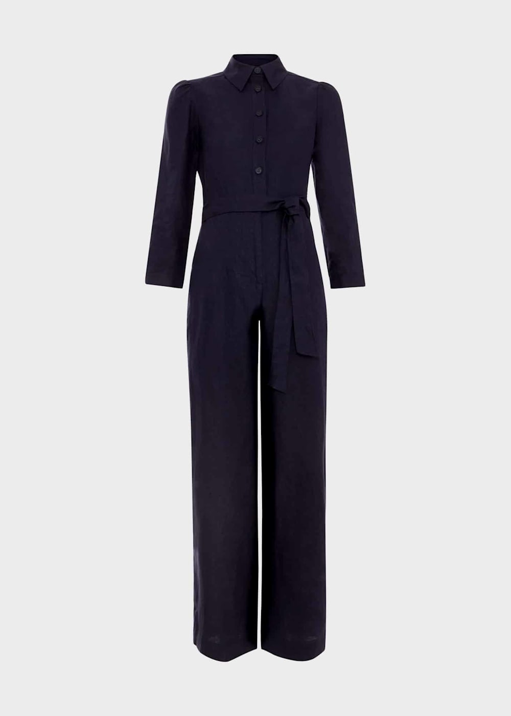 Petite Ceira Linen Jumpsuit Hobbs UK