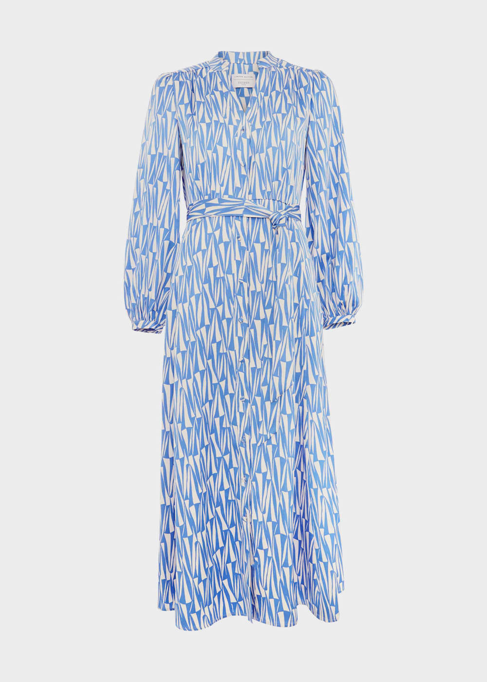 Hobbs blue and white dress shop