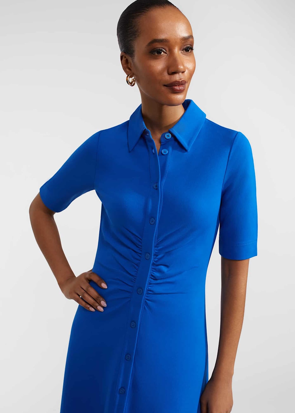 Short sleeve ponte dress on sale