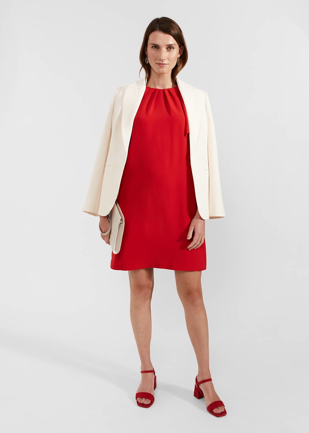 Rosario Frill Sleeveless Dress | Hobbs UK | Rosario Frill Sleeveless Dress | Hobbs UK |