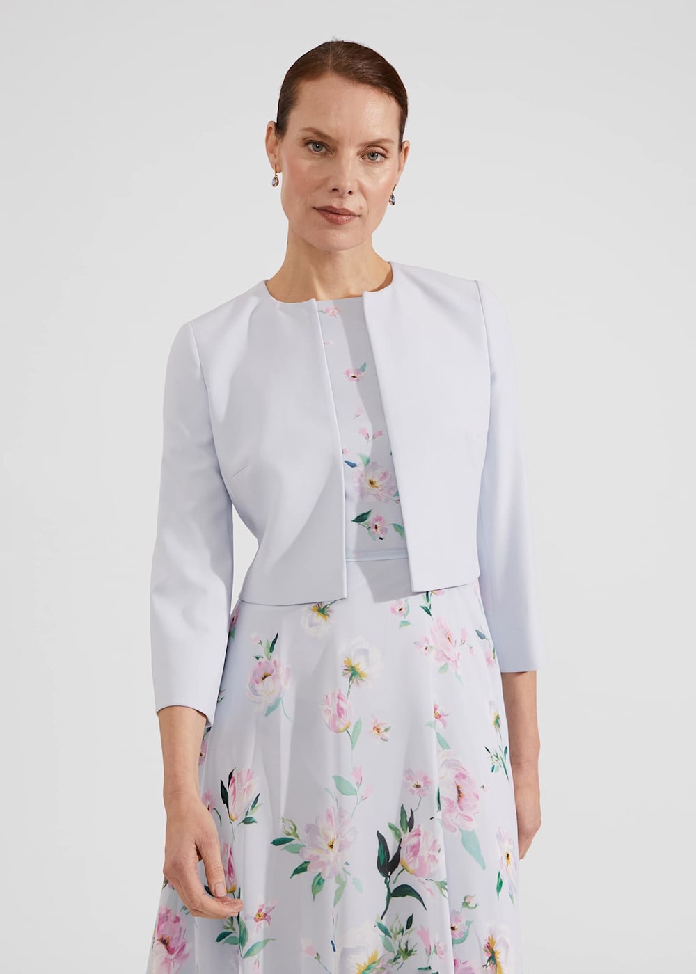 Carly Floral Midi Dress Hobbs UK