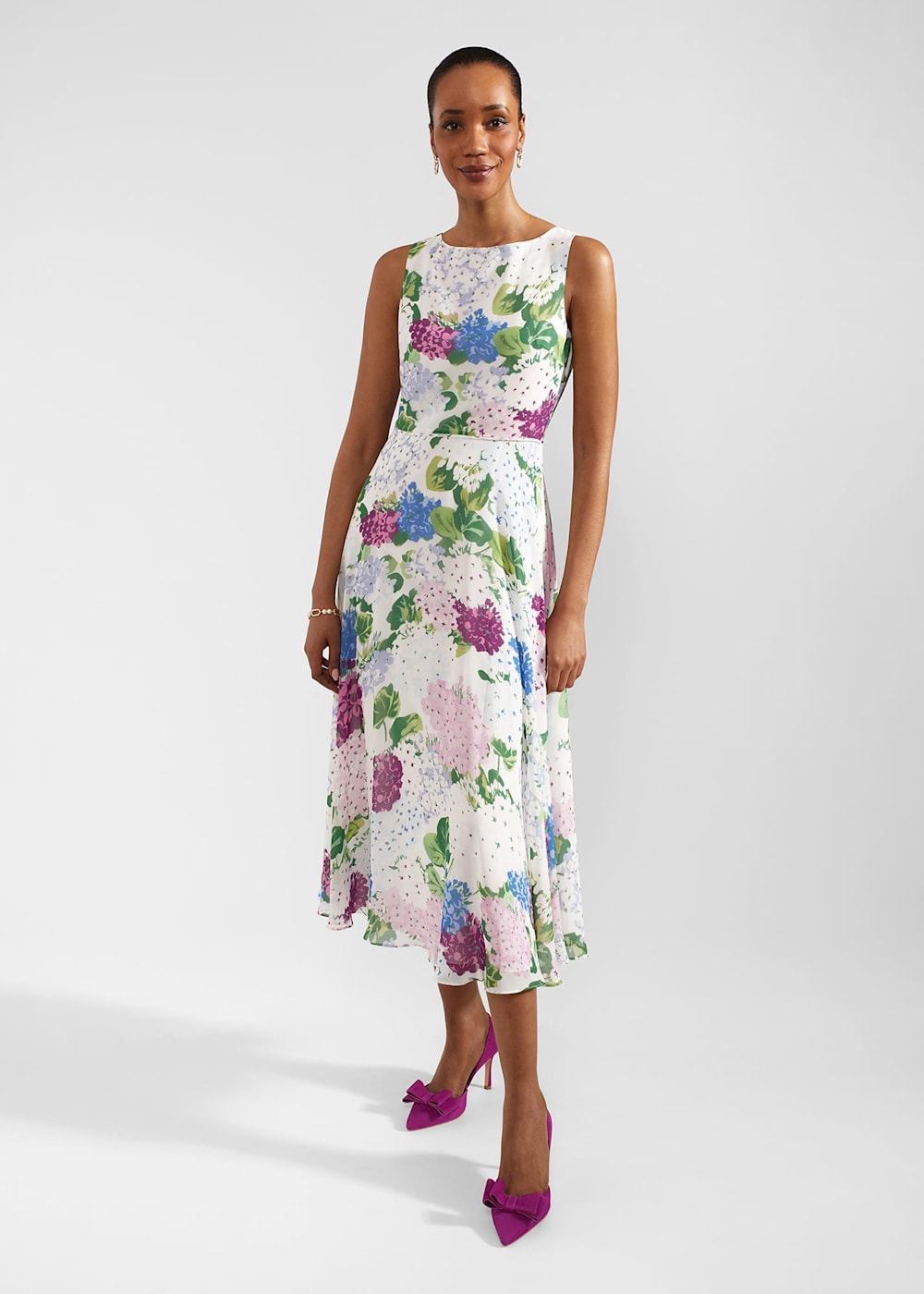 Petite Carly Floral Dress Hobbs US
