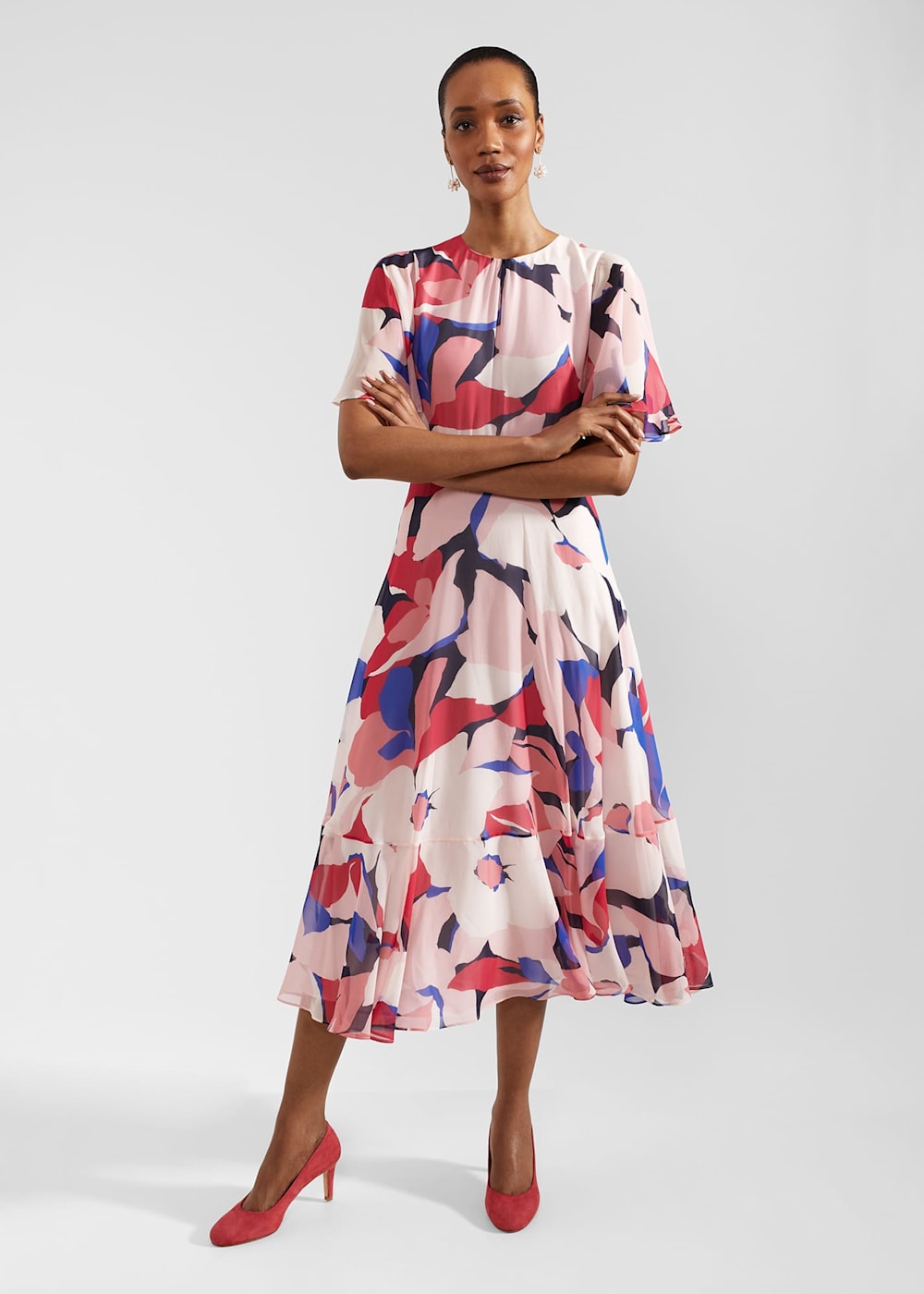 Hobbs midi dresses sales