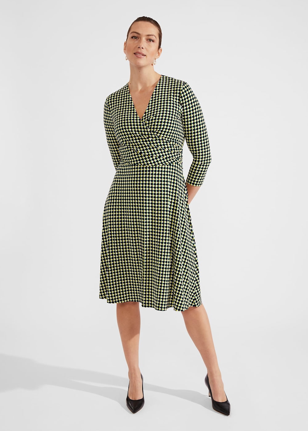Petite Dina Wrap Dress Hobbs UK