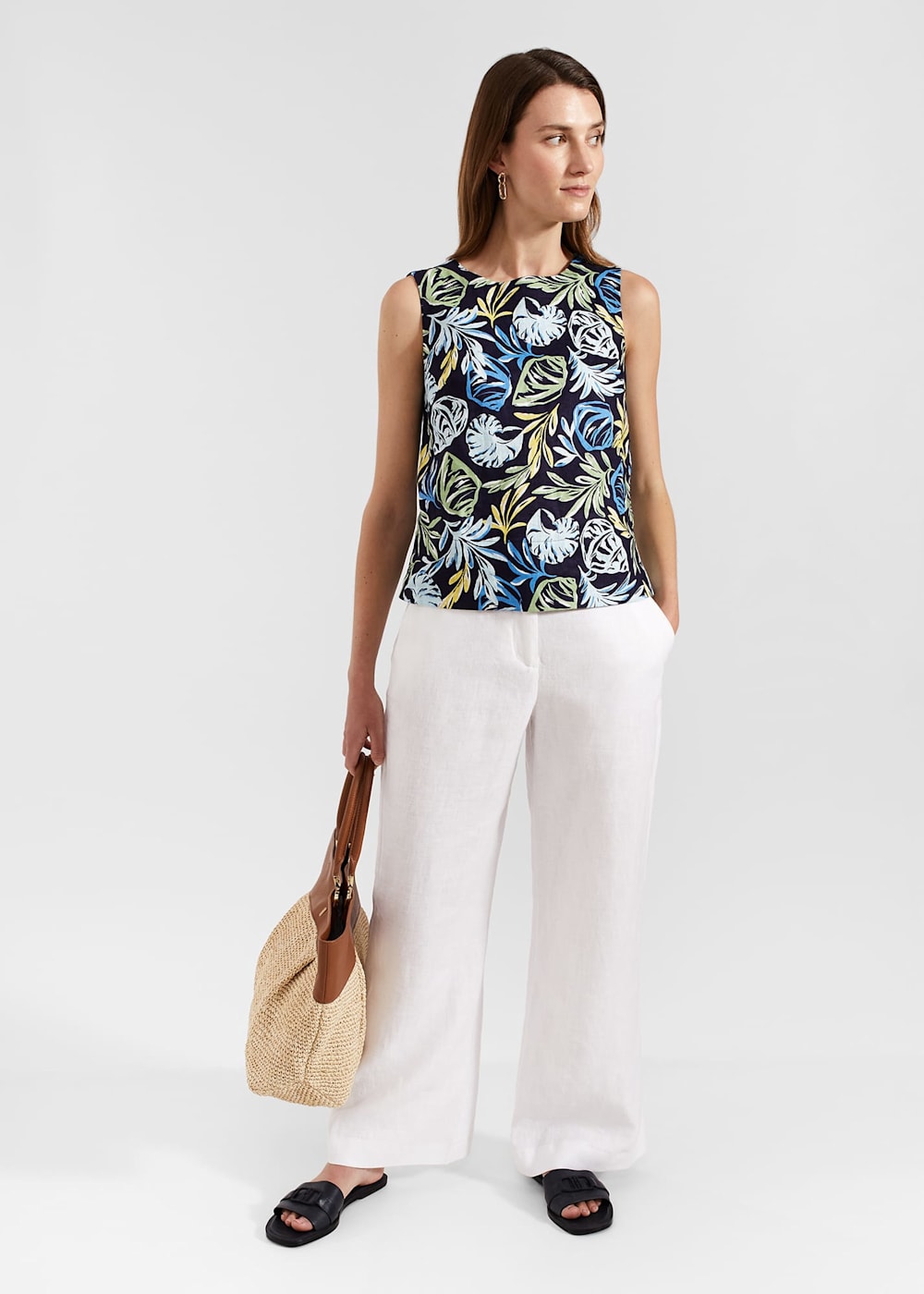 Malindi Linen Top | Hobbs US |
