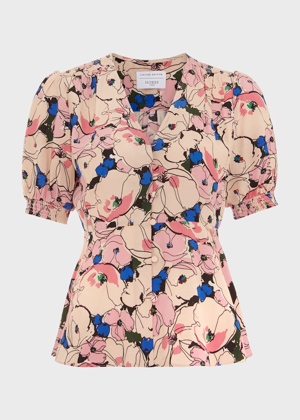 ZESICA Women's Floral Print Blouse 2025 Long Sleeve Button