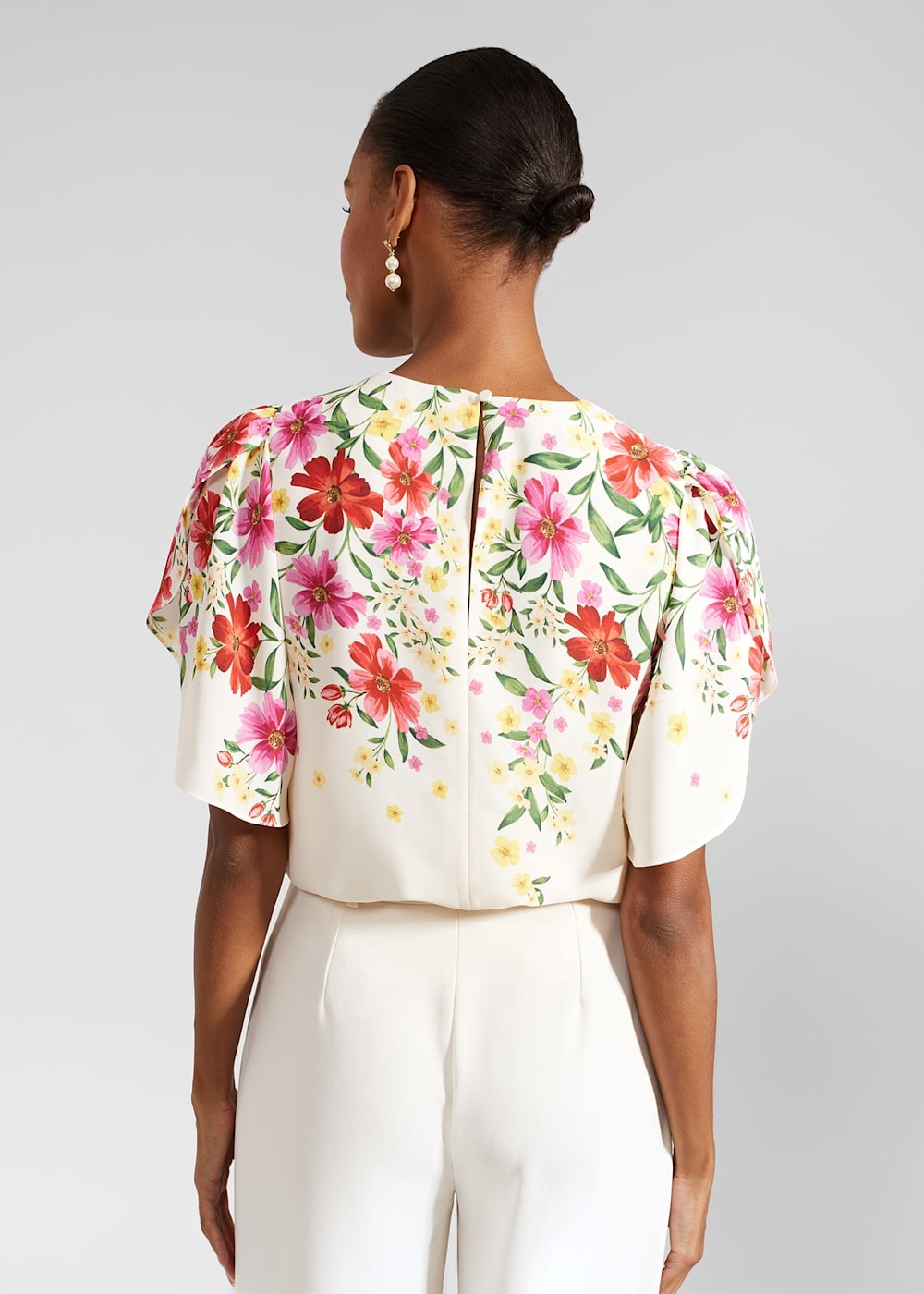 Zimmermann Illustration Floral Blouse in Myrtle Eden – The