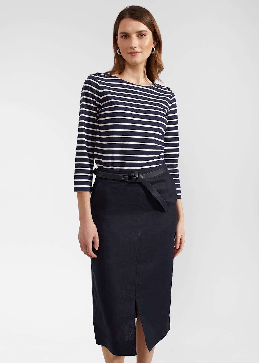 Ashleigh Linen Skirt Hobbs UK