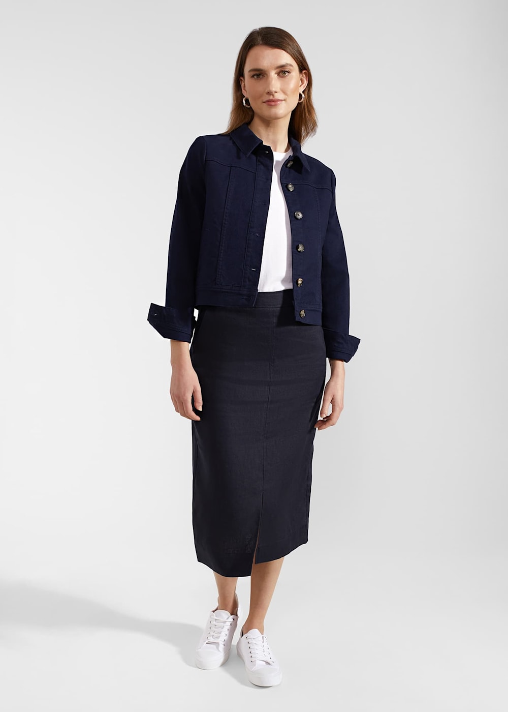 Ashleigh Linen Skirt Hobbs UK