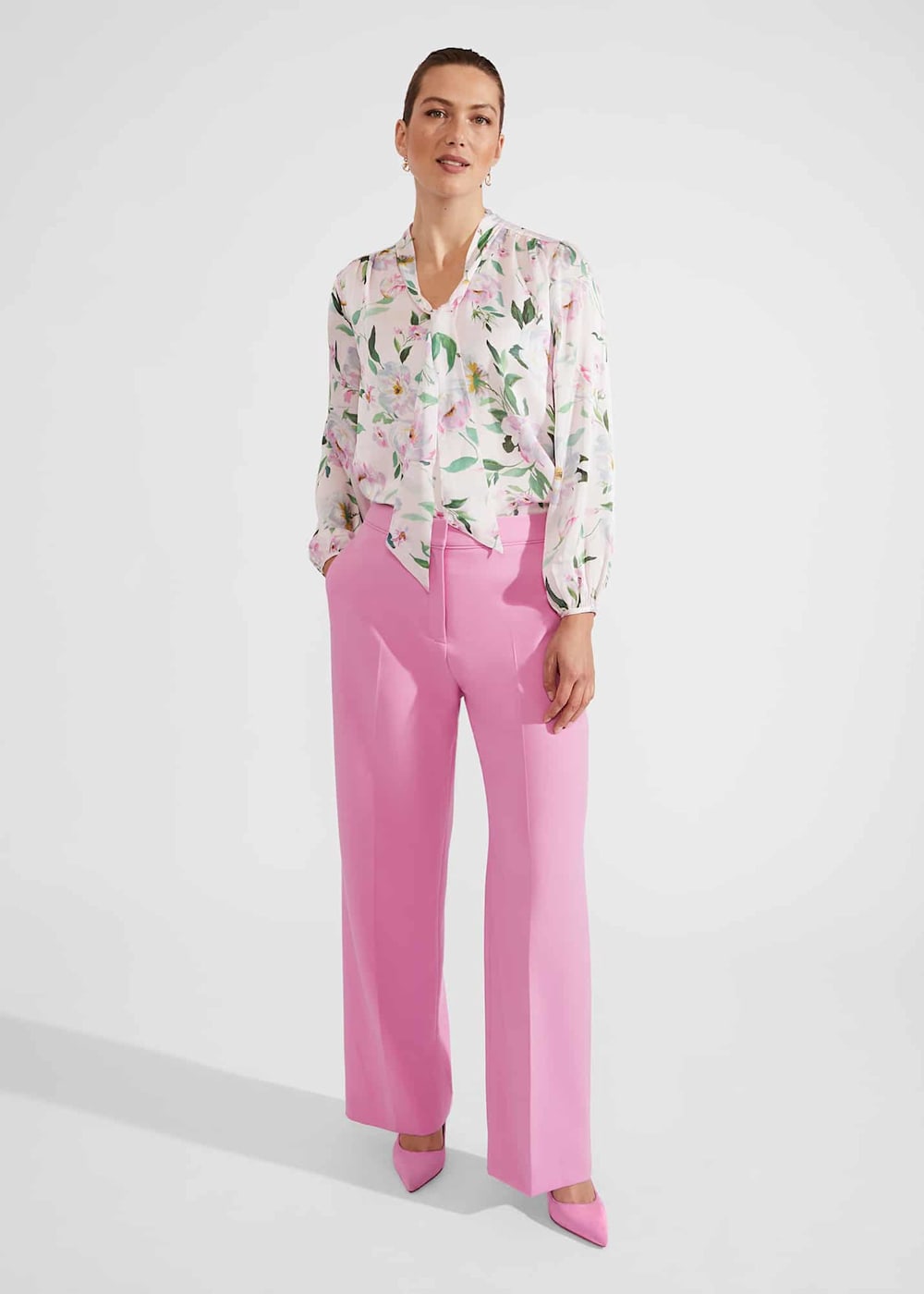 Felicity Wide Leg Trousers Hobbs UK