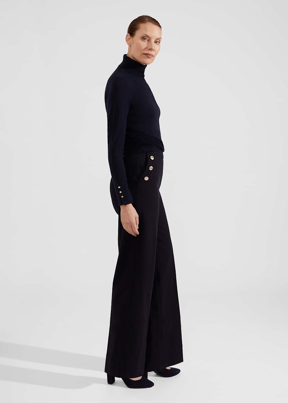 Straight Leg Pant - Navy Blue Pants | Jones New York