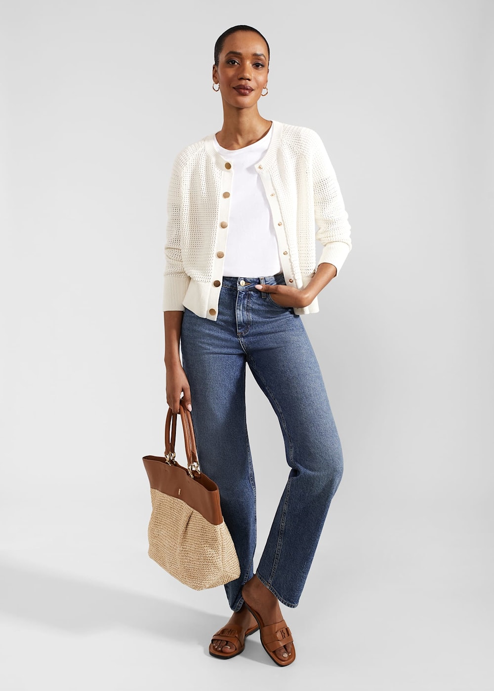 Florentina Cotton Cardigan | Hobbs US |