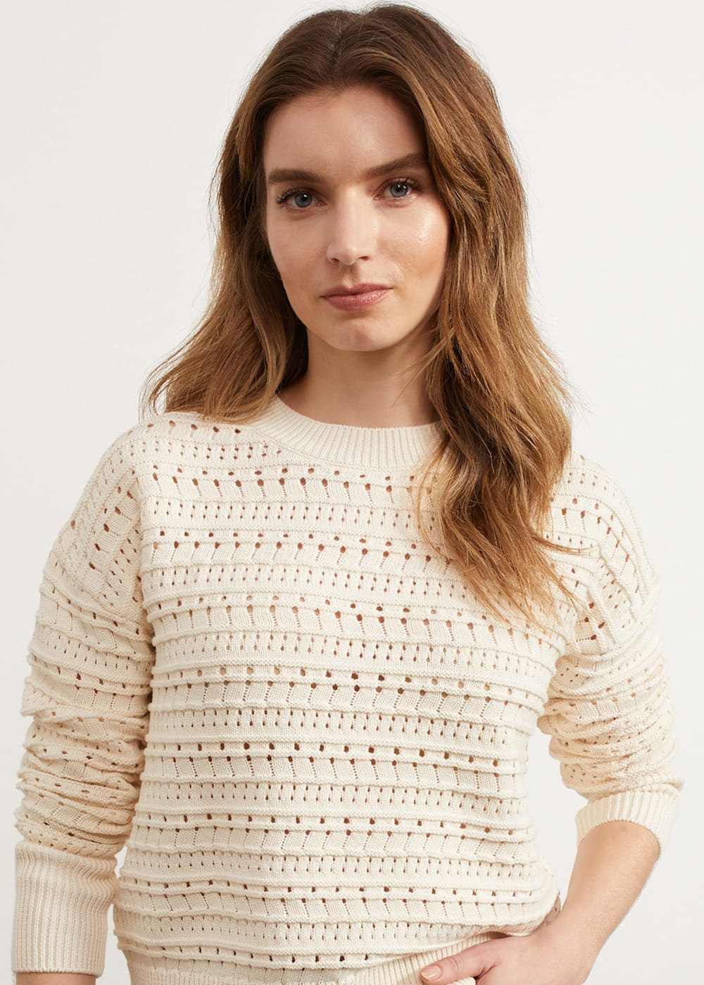 Colemere Cotton Sweater | Hobbs US |
