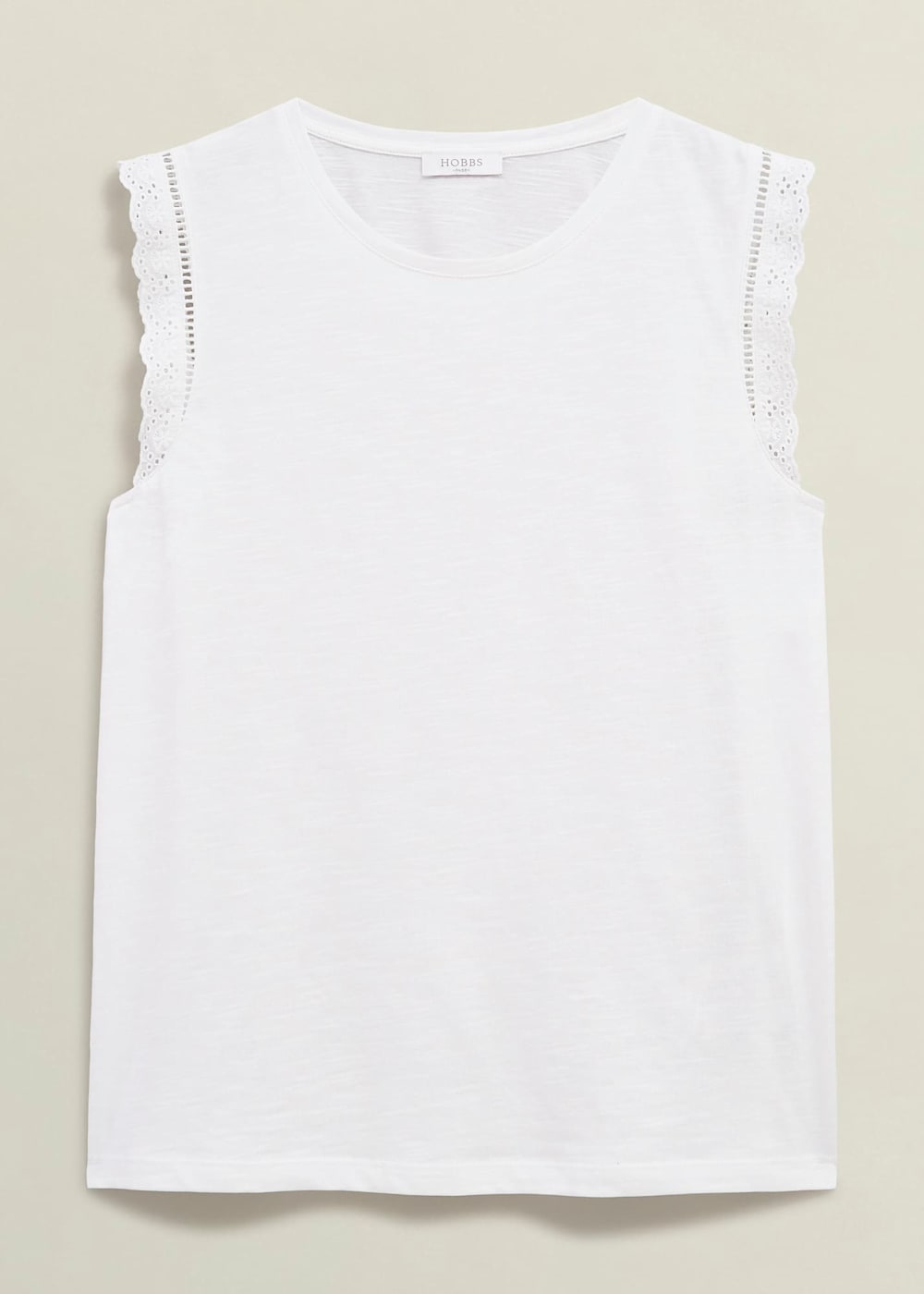 Hobbs Leia Cotton Broderie Top Hobbs Leia Cotton Broderie Top