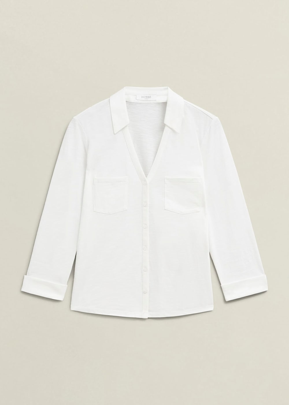 Hobbs Zariah Cotton Slub Shirt Hobbs Zariah Cotton Slub Shirt