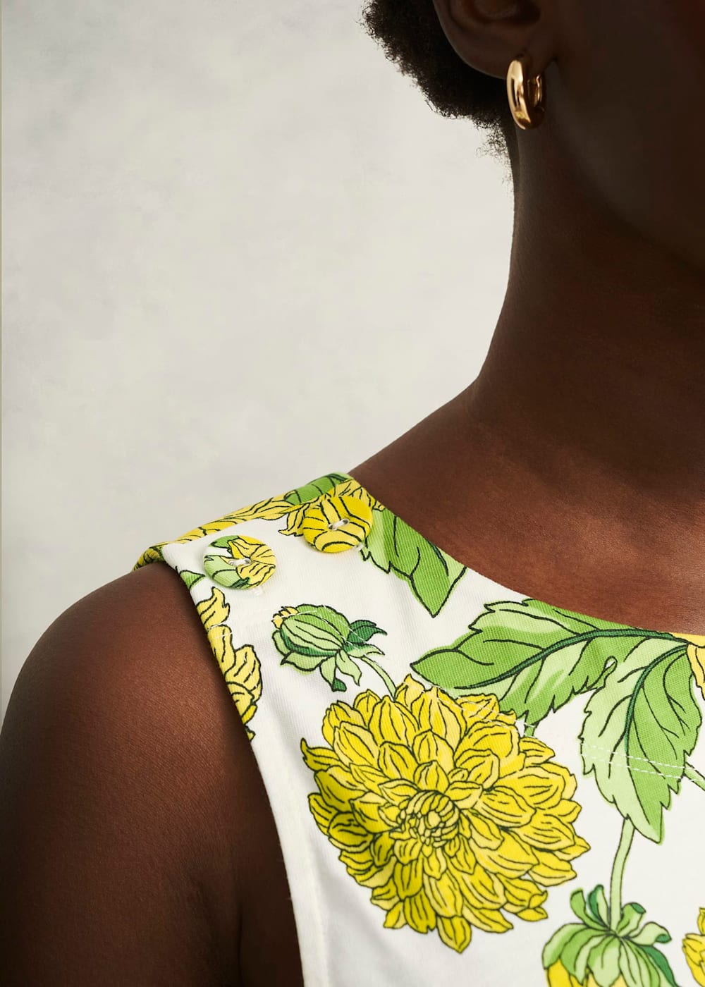 Hobbs Maddy Cotton Printed Top Hobbs Maddy Cotton Printed Top