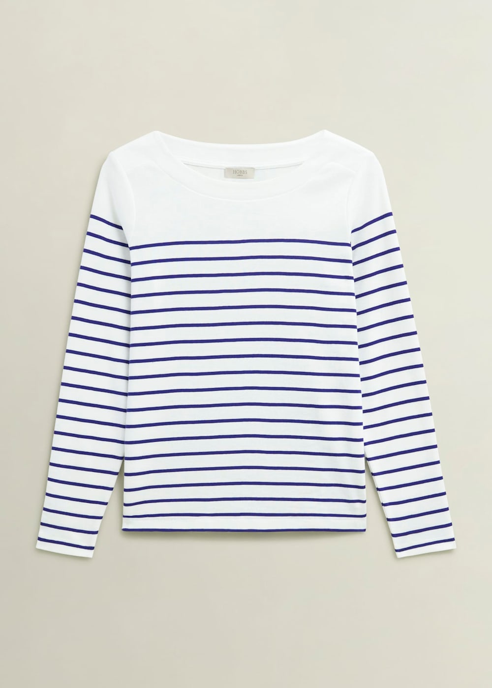 Hobbs Constance Cotton Striped Top Hobbs Constance Cotton Striped Top
