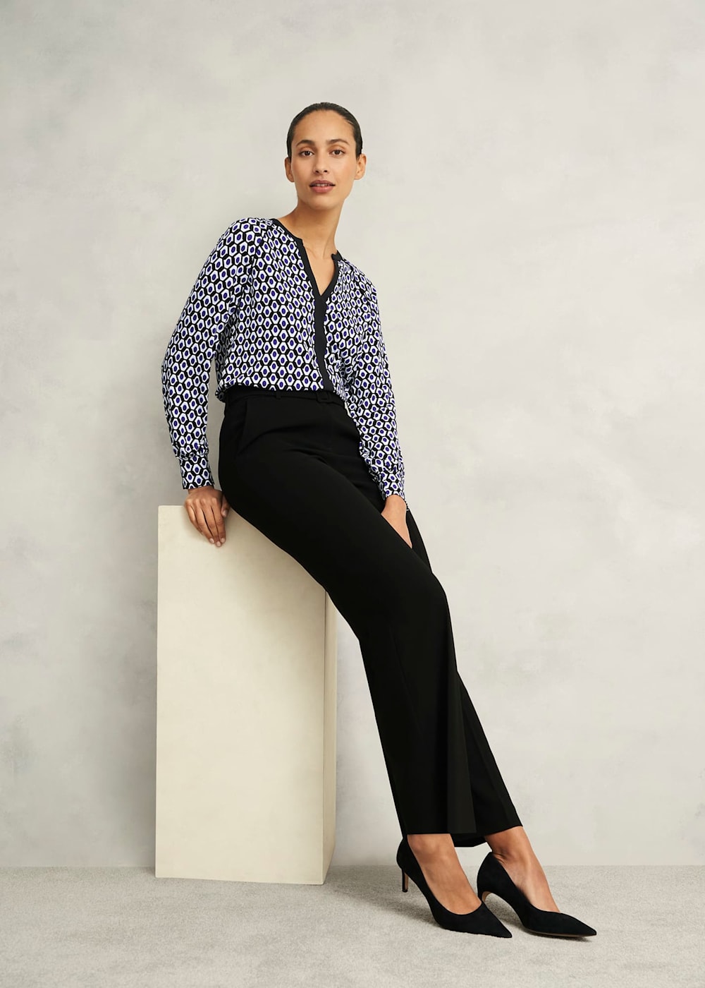 Hobbs Zelia Printed Top Hobbs Zelia Printed Top