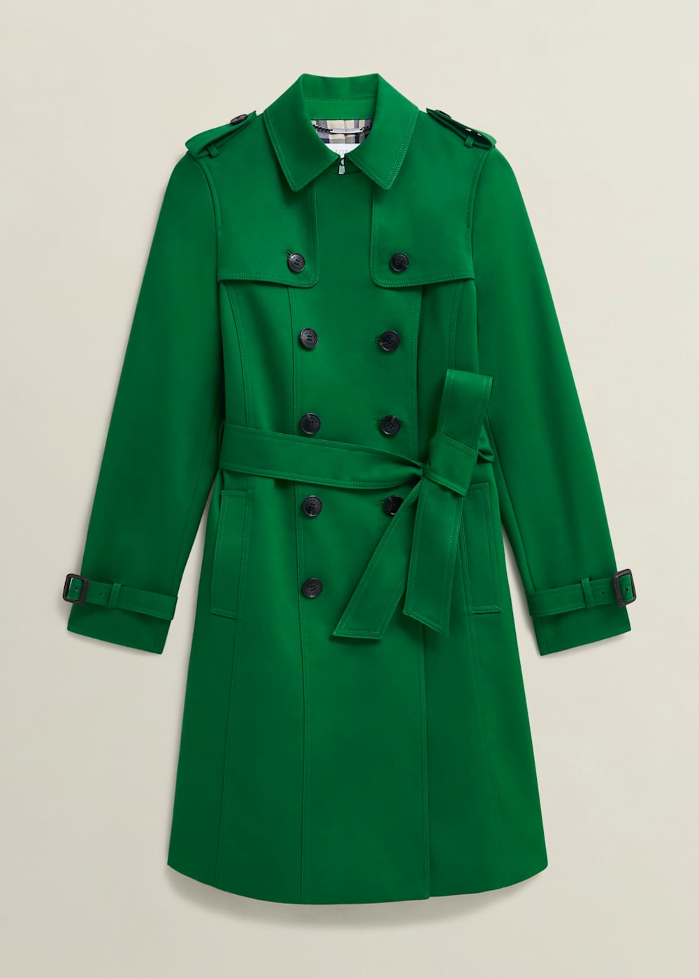 Hobbs Skylar Shower Resistant Trench Coat Black