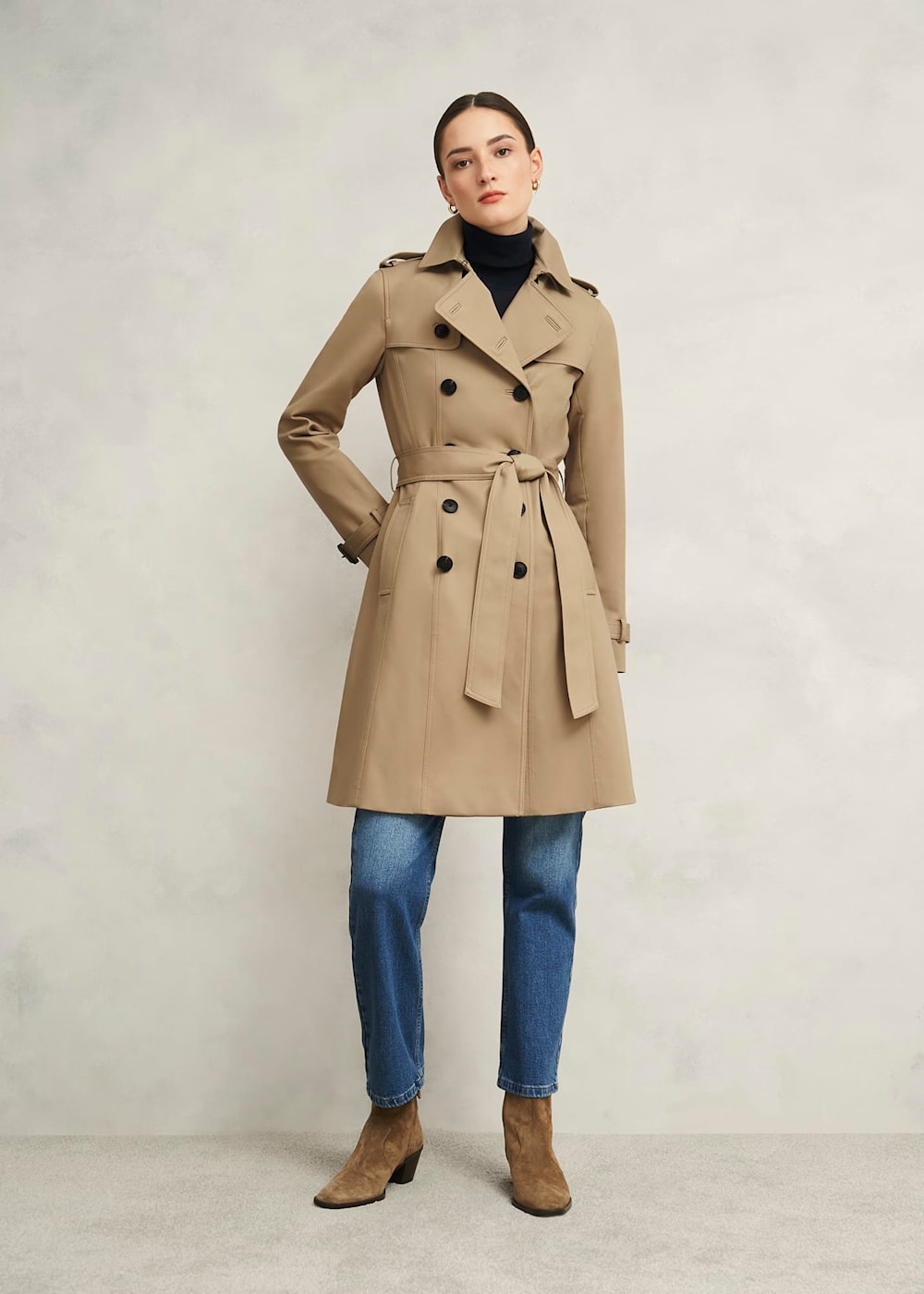 Petite burberry trench coat outlet