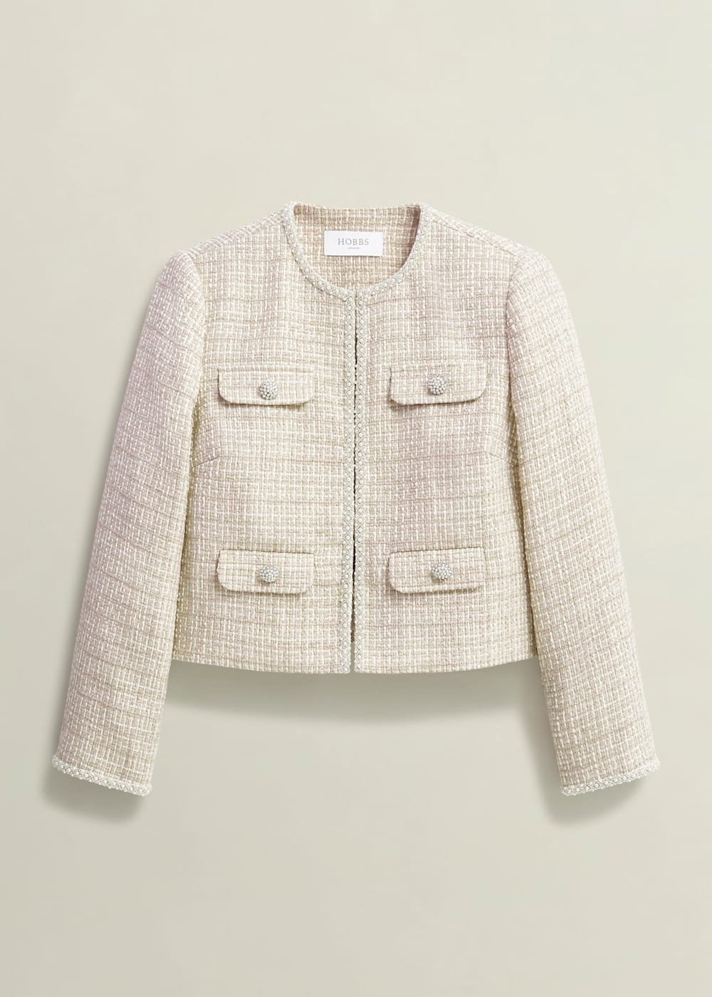豪華で新しい | Jacket Tweed Oriana Hobbs | US トップス
